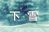 下雪的唯美句子精选15篇