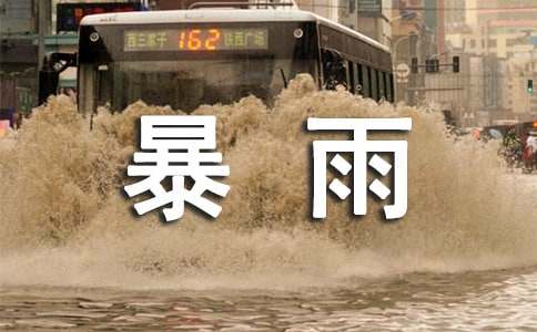 暴雨预警应急预案及措施